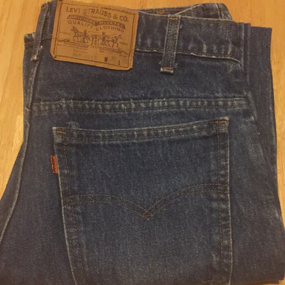 Levi's Other - TRUE VINTAGE LEVI'S  ORANGE TAB 30x33 BLUE JEANS